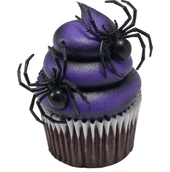 SPIDER AND WEB RING TOPPERS