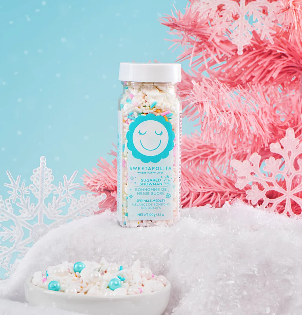 SUGARED SNOWMAN SPRINKLES BY SWEETAPOLITA