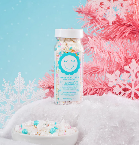 SUGARED SNOWMAN SPRINKLES BY SWEETAPOLITA
