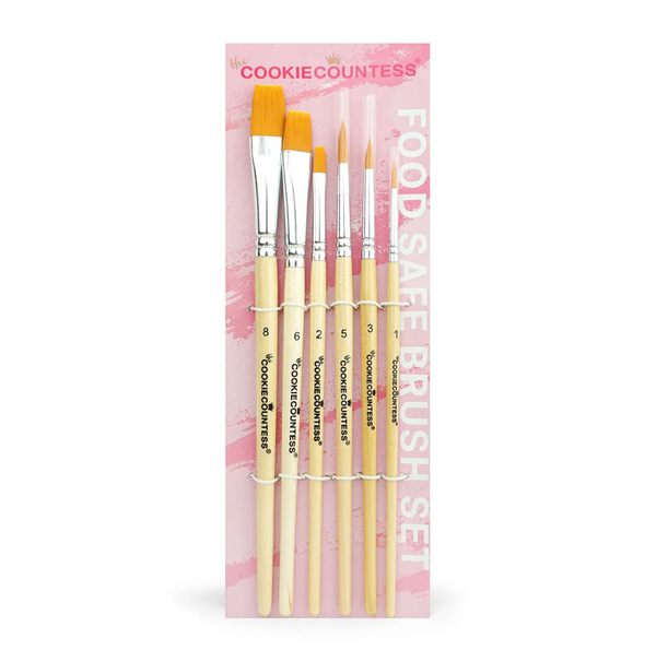 FOOD SAFE BRUSHES BY COOKIE COUNTESS