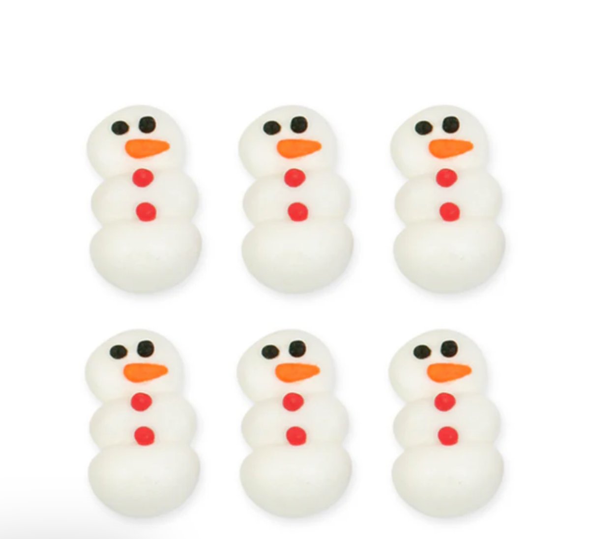 MINI SNOWMAN EDIBLE DECORATIONS