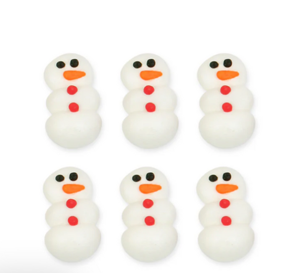 MINI SNOWMAN EDIBLE DECORATIONS