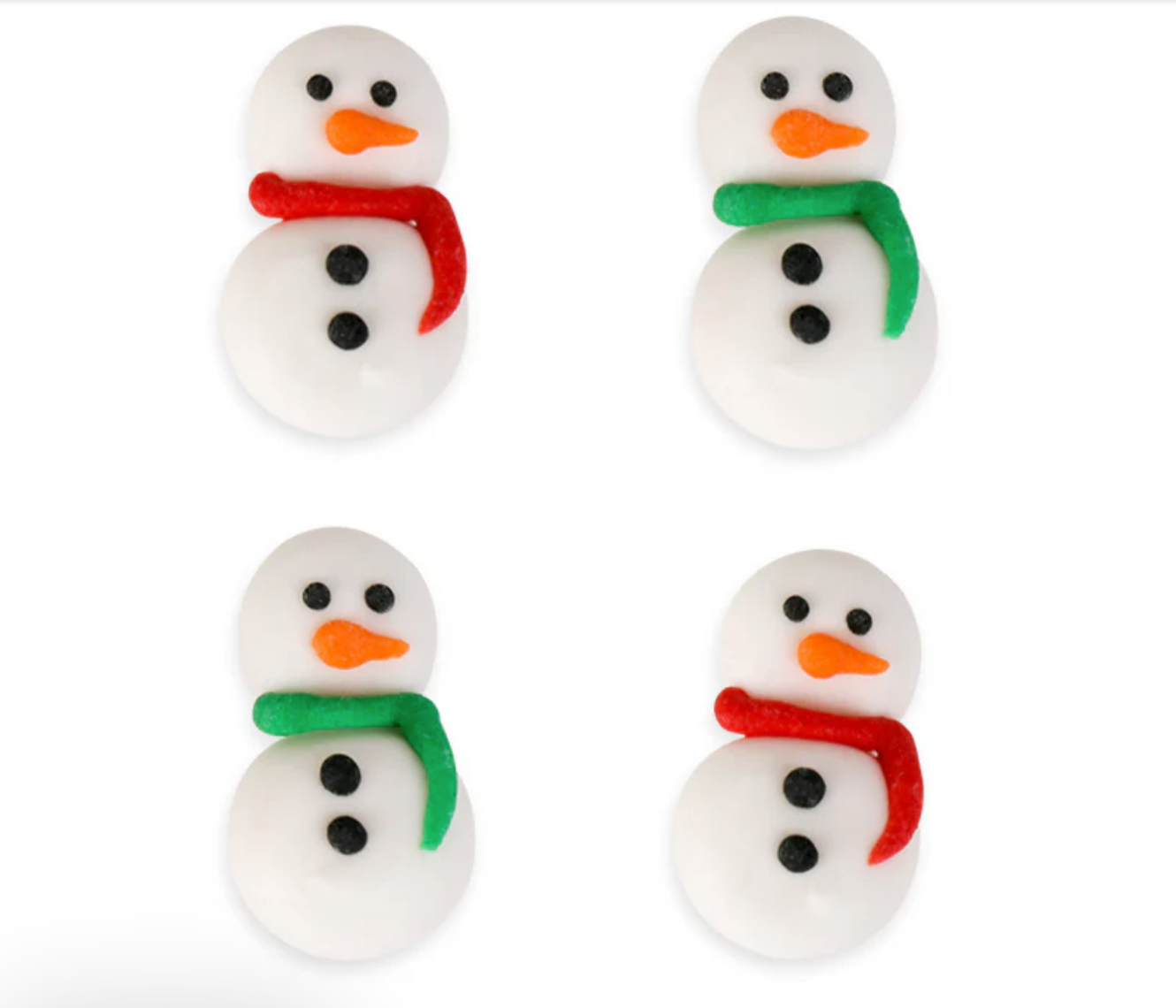 SNOWMAN EDIBLE DECORATIONS