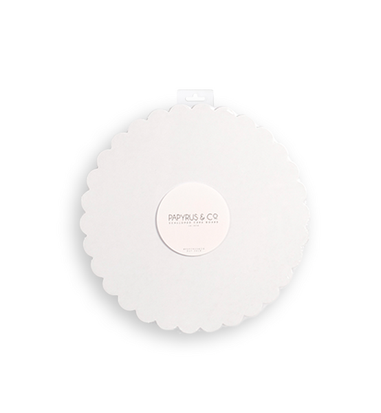 10" SCALLOPED CAKE BOARD