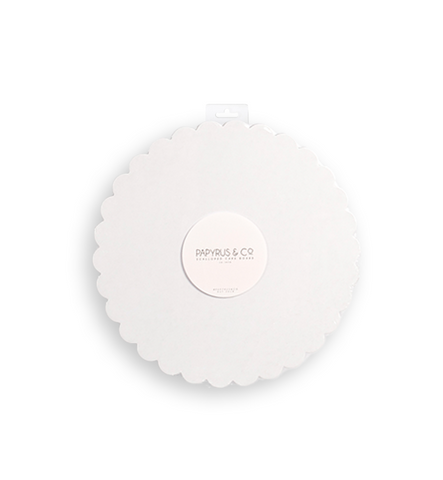 10" SCALLOPED CAKE BOARD