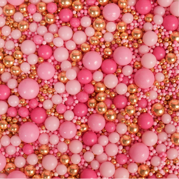 PINK VELVET CRUNCH SPRINKLES 70g BY SPRINKS