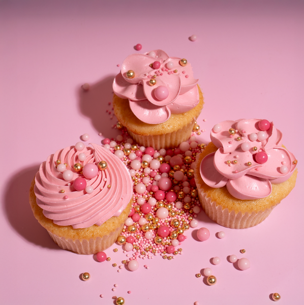 PINK VELVET CRUNCH SPRINKLES 70g BY SPRINKS