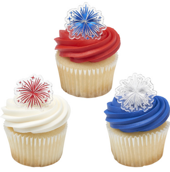 FIREWORK CUPCAKE RINGS