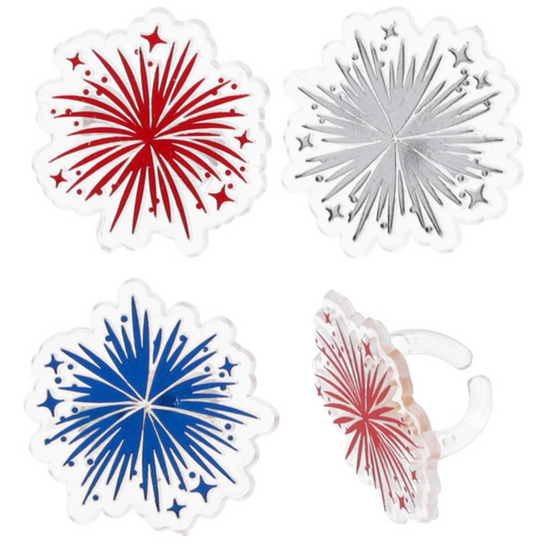 FIREWORK CUPCAKE RINGS