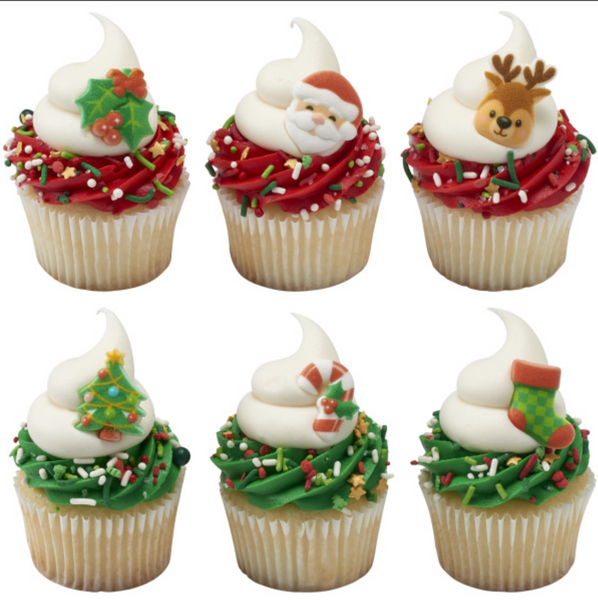 HOLLY JOLLY EDIBLE DECORATIONS