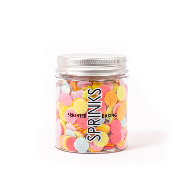 RAINBOW MIX WAFER CONFETTI DECORATIONS (9G) BY SPRINKS