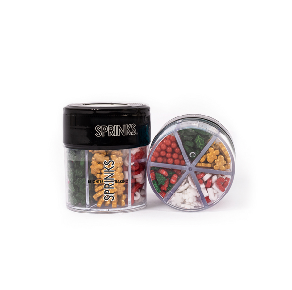 CHRISTMAS 6 CELL SPRINKLES BY SPRINKS