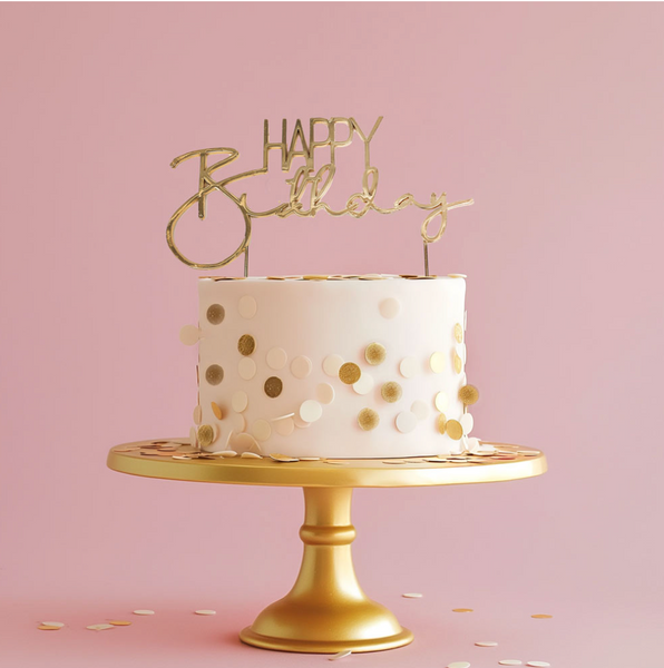 WHITE AND GOLD WAFER CONFETTI BY SPRINKS