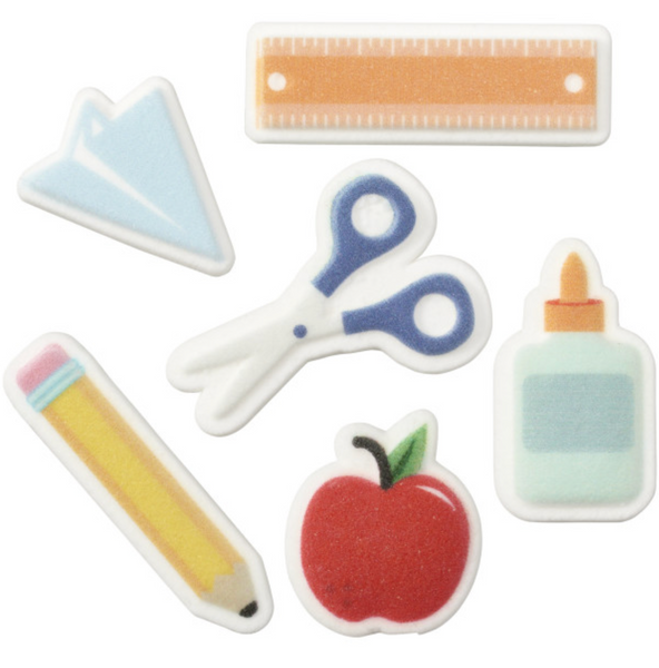 SCHOOL THEME EDIBLE DECORATIONS