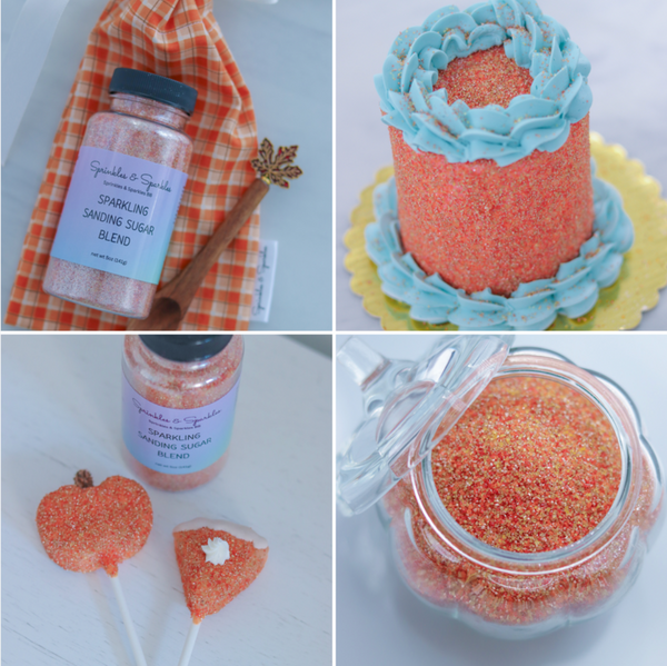 SPARKLING SANDING SUGAR BY SPRINKLES AND SPARKLES (SPARKLING HALLOW)