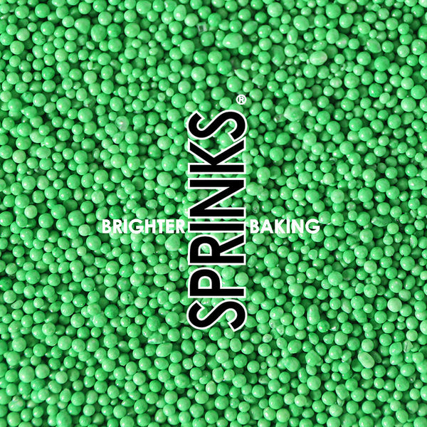 GREEN NONPAREILS BY SPRINKS