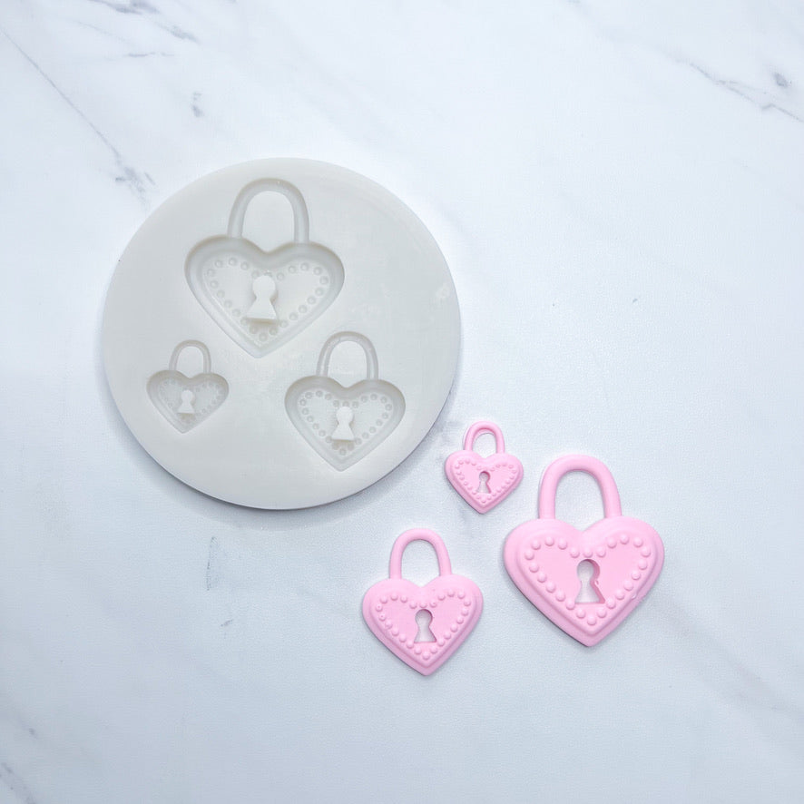 HEART LOCKET TRIO MOLD