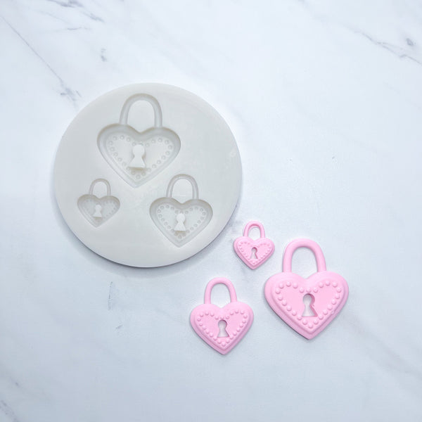 HEART LOCKET TRIO MOLD