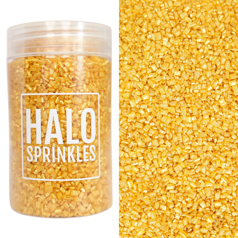 HALO SPRINKLES GLIMMER SUGARS "GOLD"