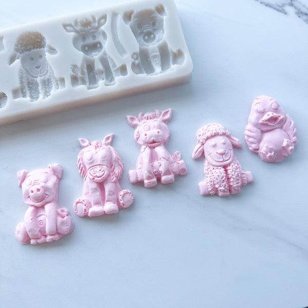 LARGE FARM ANIMALS MOLD