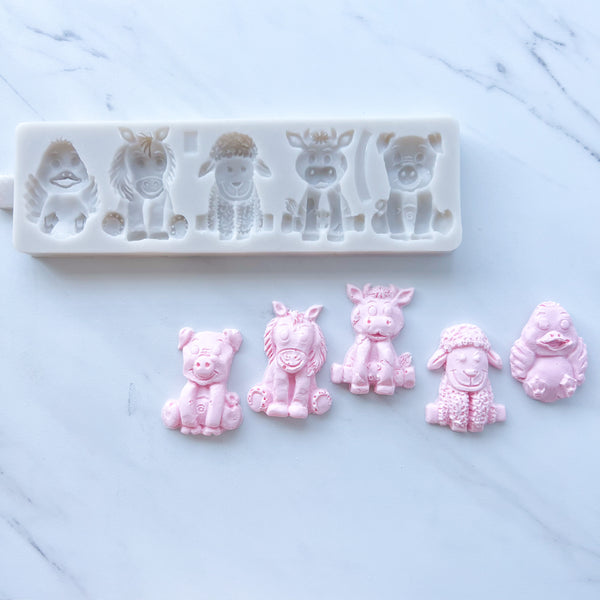 LARGE FARM ANIMALS MOLD