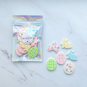GINGHAM EASTER EDIBLE DECORATIONS