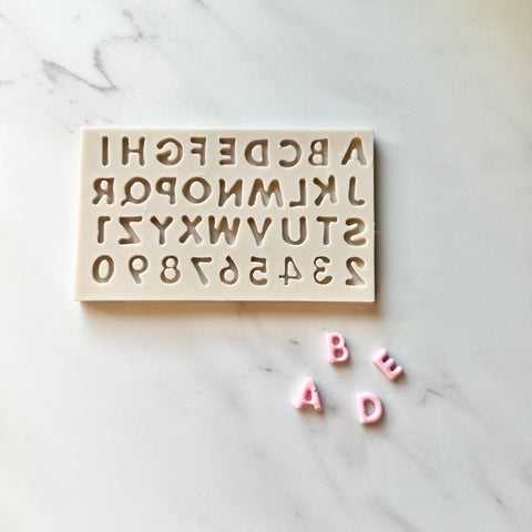 MINI ALPHABET & NUMBERS MOLD