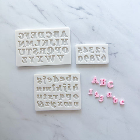 MINI ALPHABET/NUMBER SET MOLD