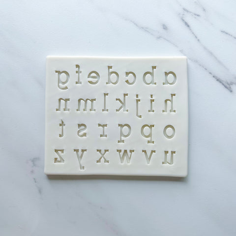 SIMPLE ALPHABET MOLD (LOWER CASE)