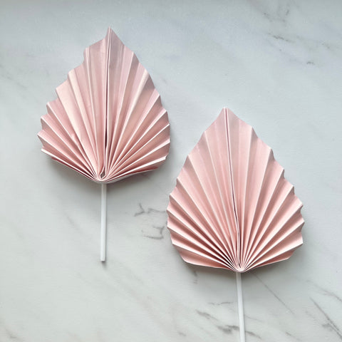 PINK SPEAR PALM LEAF TOPPERS