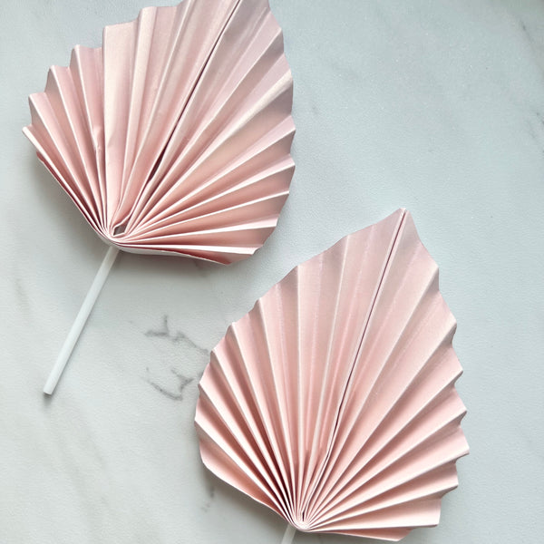 PINK SPEAR PALM LEAF TOPPERS