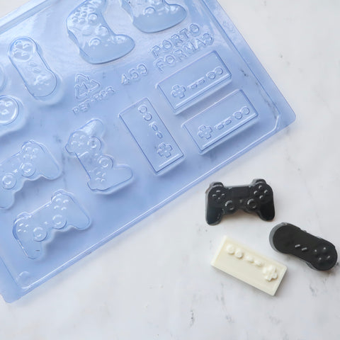 ASSORTED VIDEO GAME CONTROLLERS CHOCOLATE MOLD