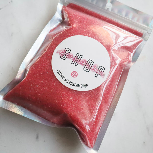 RED SANDING SUGAR SPRINKLES