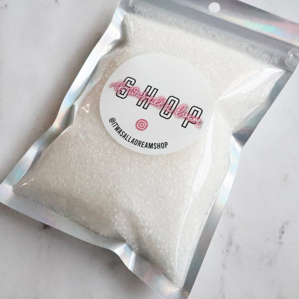 WHITE CRYSTAL SUGAR SPRINKLES