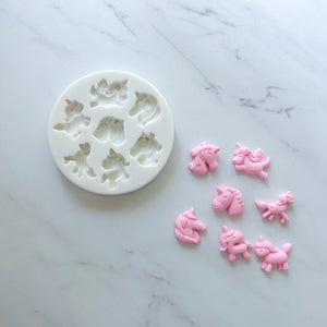 WHIMSICAL UNICORNS MOLD