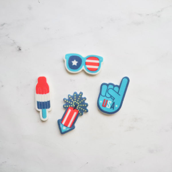 FOURTH OF JULY EDIBLE DECORATIONS