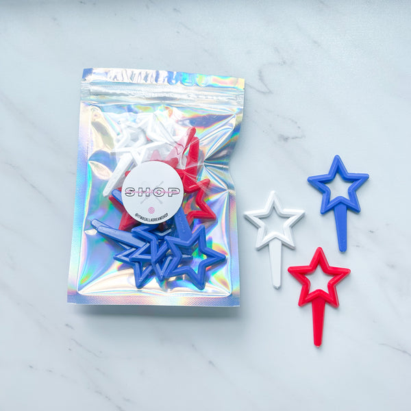 RED WHITE AND BLUE STAR PICS