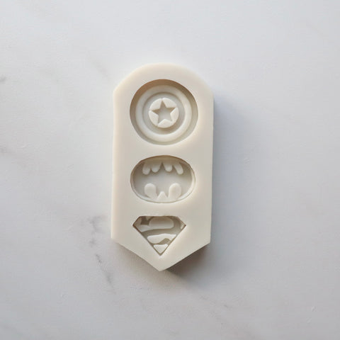 SUPERHERO TRIO MOLD