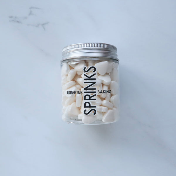 WHITE HEARTS BY SPRINKS