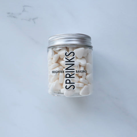 WHITE HEARTS BY SPRINKS