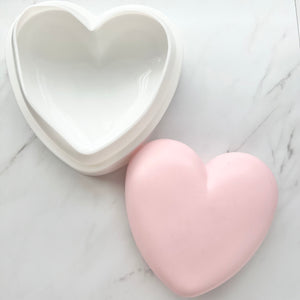 SMOOTH HEART CHOCOLATE MOLD (BREAKABLE)