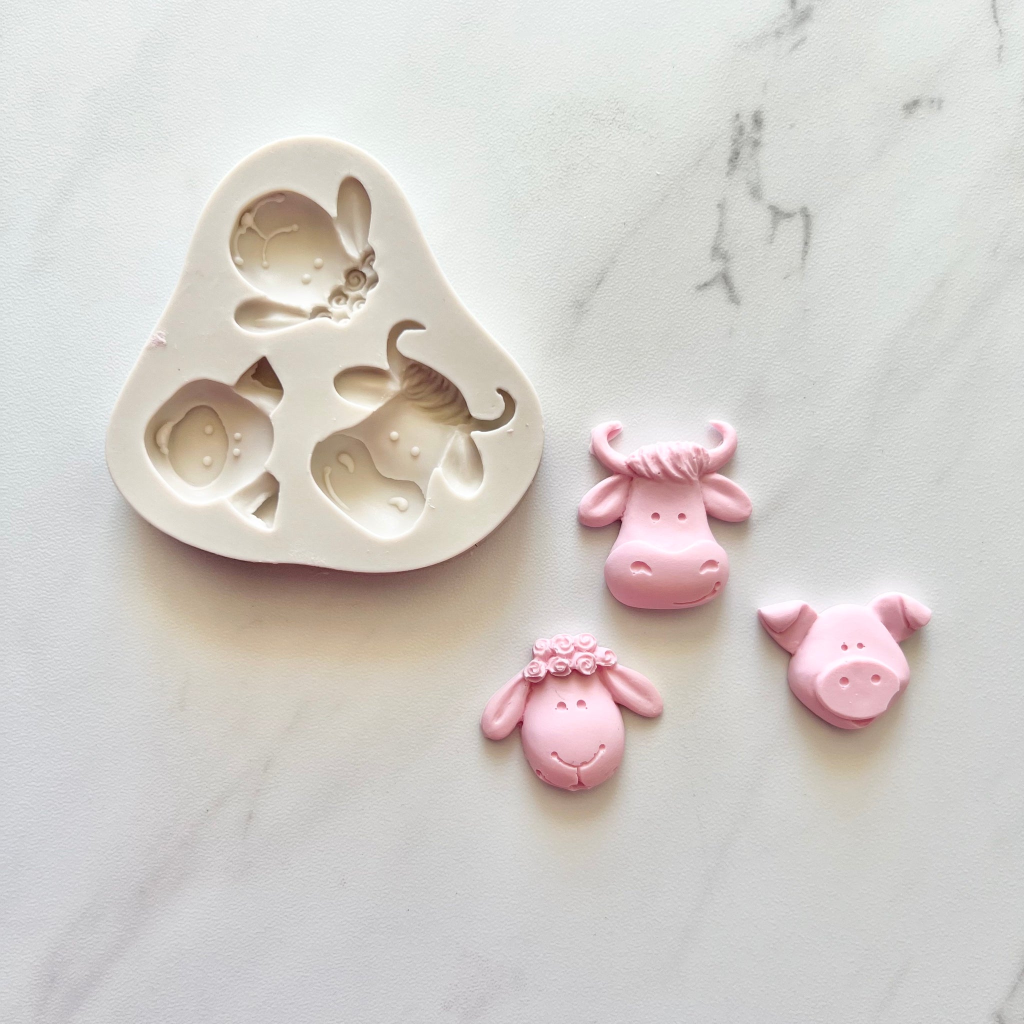 SHEEP COW & PIG MOLD