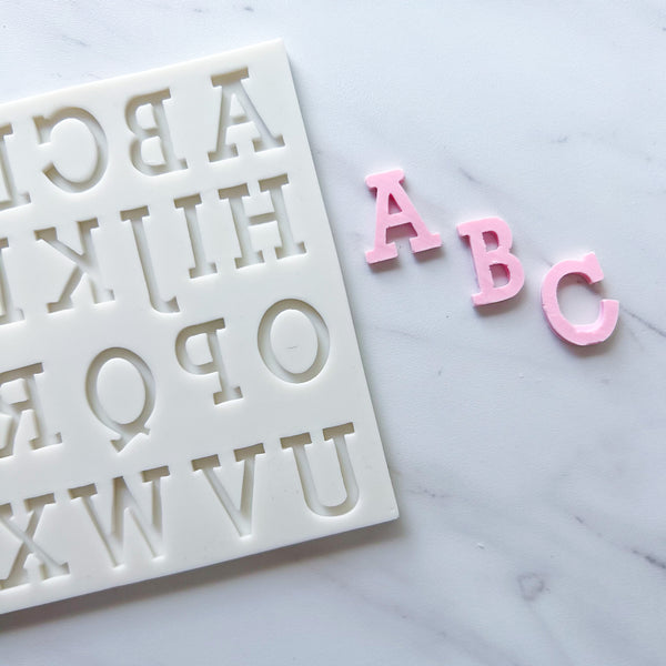 SIMPLE ALPHABET MOLD (UPPERCASE)