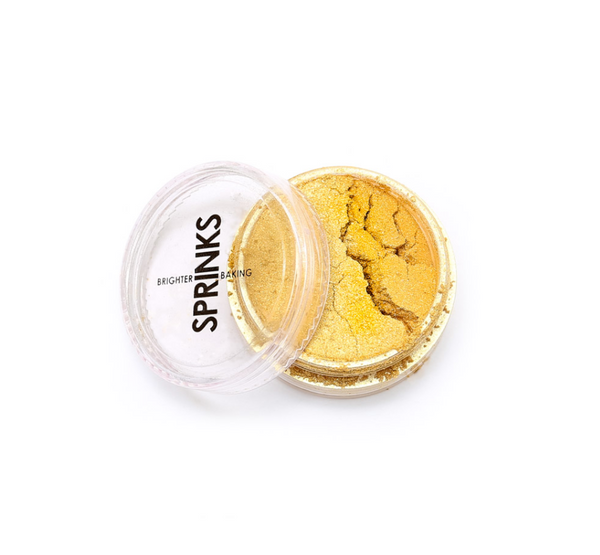 BRIGHT GOLD LUSTRE DUST (10ML) BY SPRINKS