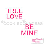 CONVERSATION HEARTS CLASSIC LARGE 2" SAYINGS PYO STENCIL