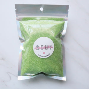 LIME GREEN SANDING SUGAR SPRINKLES