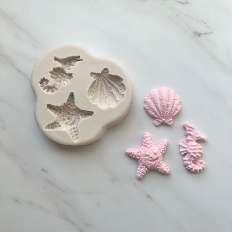 SEAHORSE/STARFISH/SEASHELL MOLD