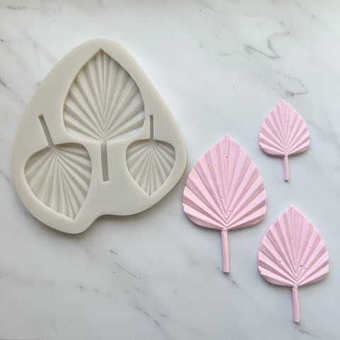 LARGE BOHO LEAF TRIO MOLD (CAKE SIZE)