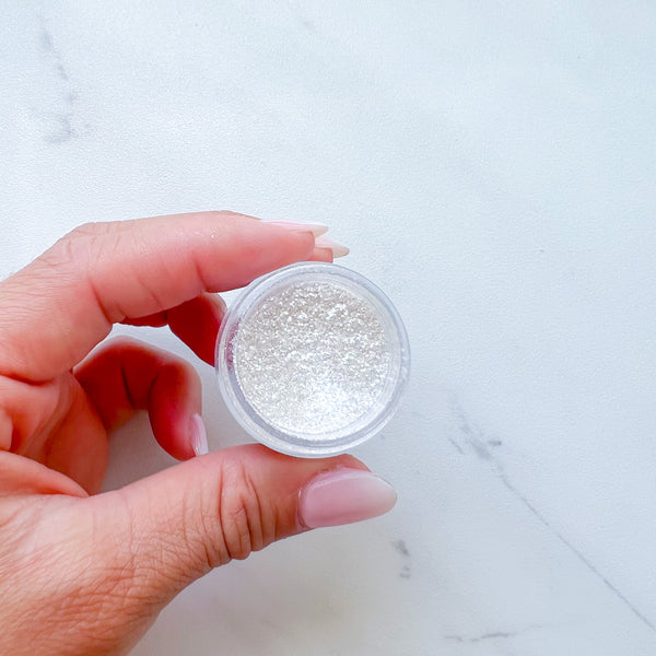 WHITE PEARL GLITTER DUST