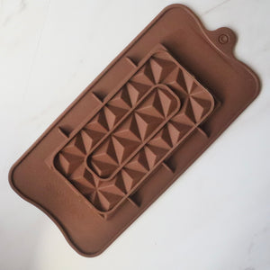 SINGLE GEOMETRIC CHOCOLATE BAR MOLD